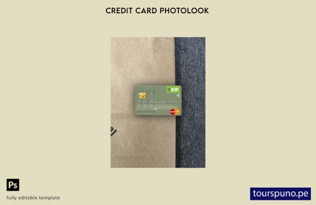 listo para imprimir plantilla frontal de aspecto fotográfico de mastercard d 100